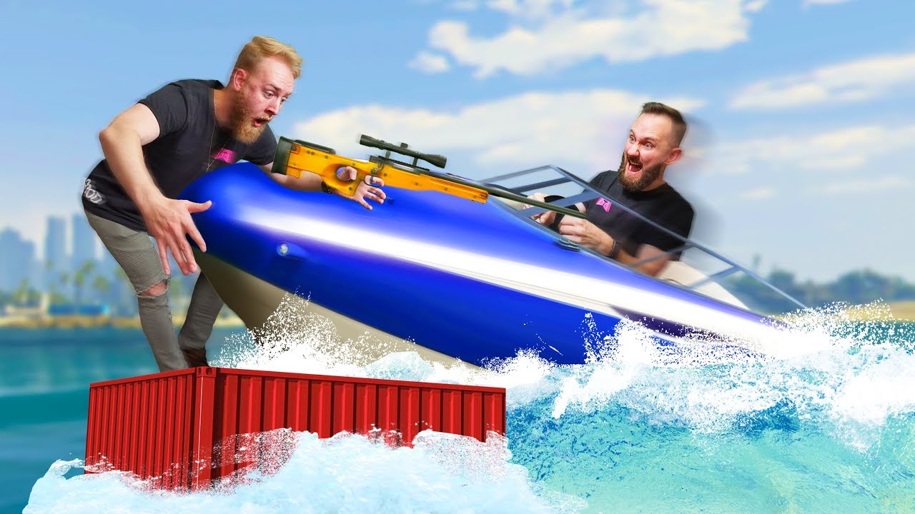 Dodge The Flying Boat Challenge! | GTA5