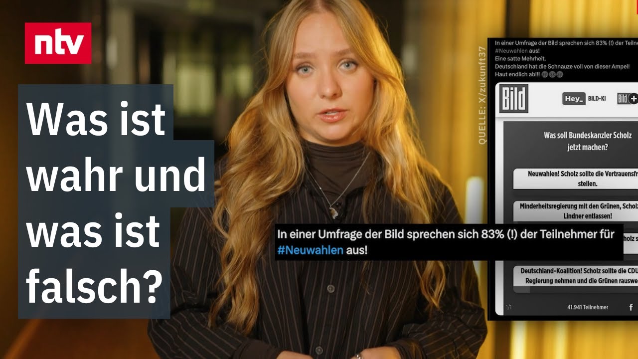 Ampel-Bruch und Trump-Wahl - bei der Wahrheit bleiben  | ntv #Faktenzeichen