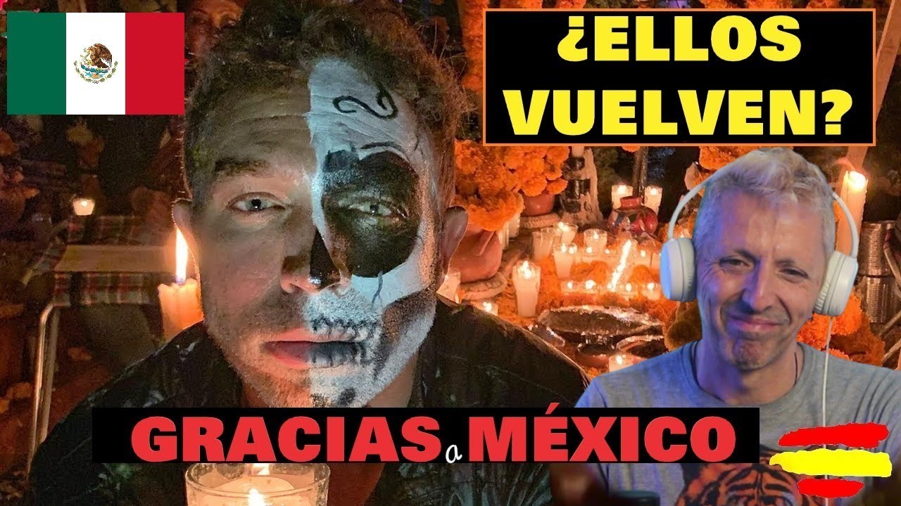 🇲🇽 MI PRIMER DIA DE MUERTOS  MEXICO▶️ ¿POR QUÉ ME HACE TAN VULNERABLE?  / ESPAÑOL REACCIONA