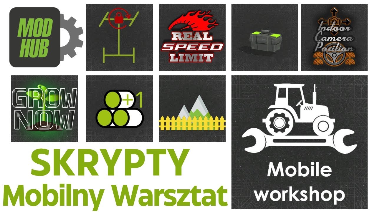 Skrzynka narzędziowa. Skrypty do Farming Simulator 25 na Mod Hub