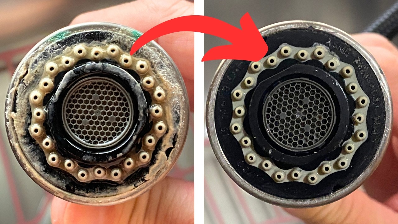 Dad's Guide for Cleaning a Kitchen Faucet Spray Head