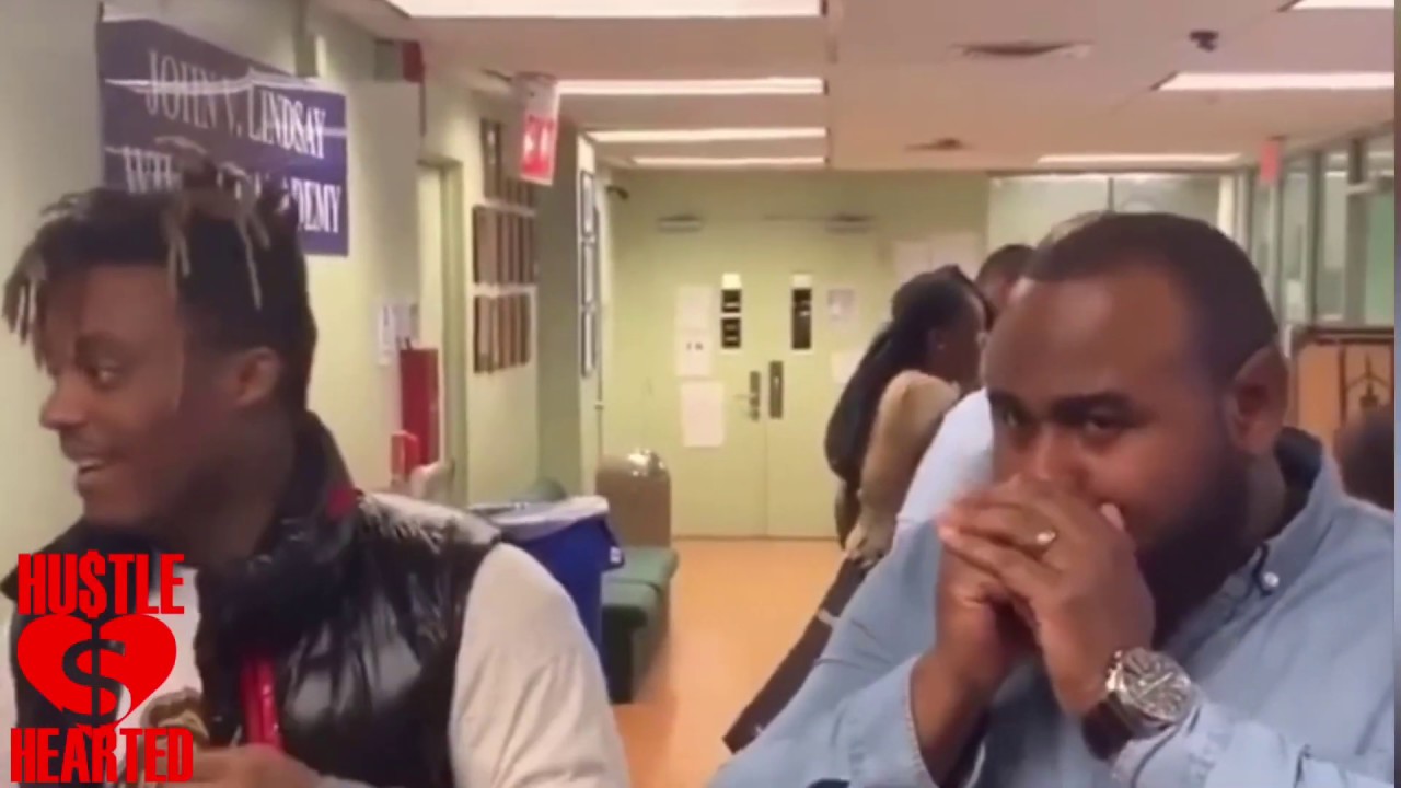 Juice WRLD Raps For Students At New York High School (Full Freestyle Juice WRLD tribute)