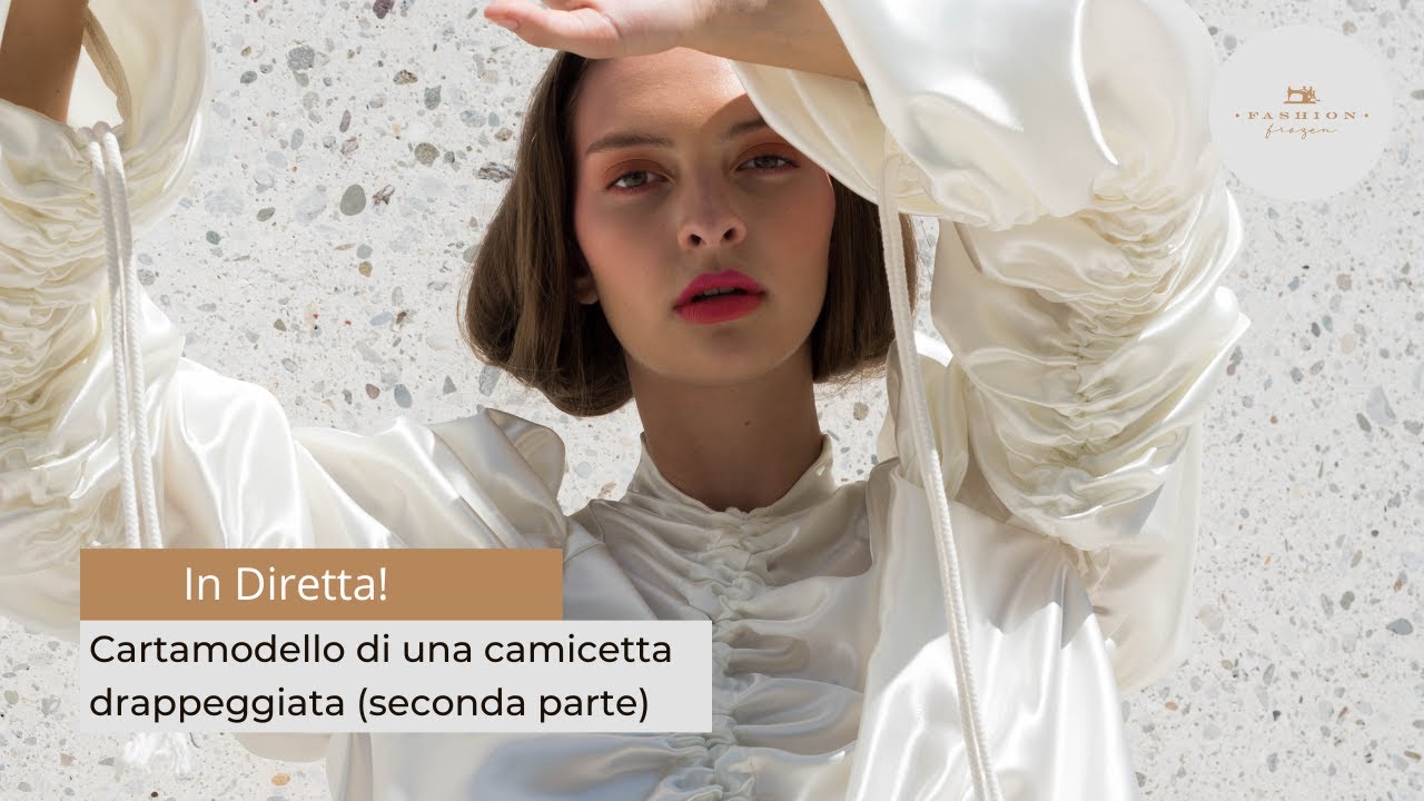 Cartamodello di una camicetta drappeggiata (seconda parte)