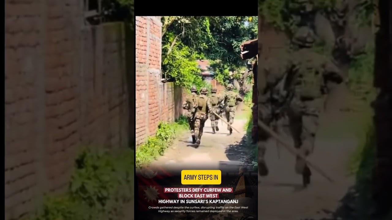 Army Deployed in Kaptanganj as Protests Continue Despite Curfew.