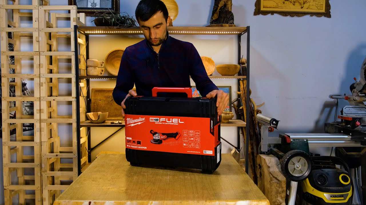 Milwaukee  M18 FSAGV125XPDB akülü taşlama kutu açılımı ve tanıtımı #milwaukee #workshop #toolset