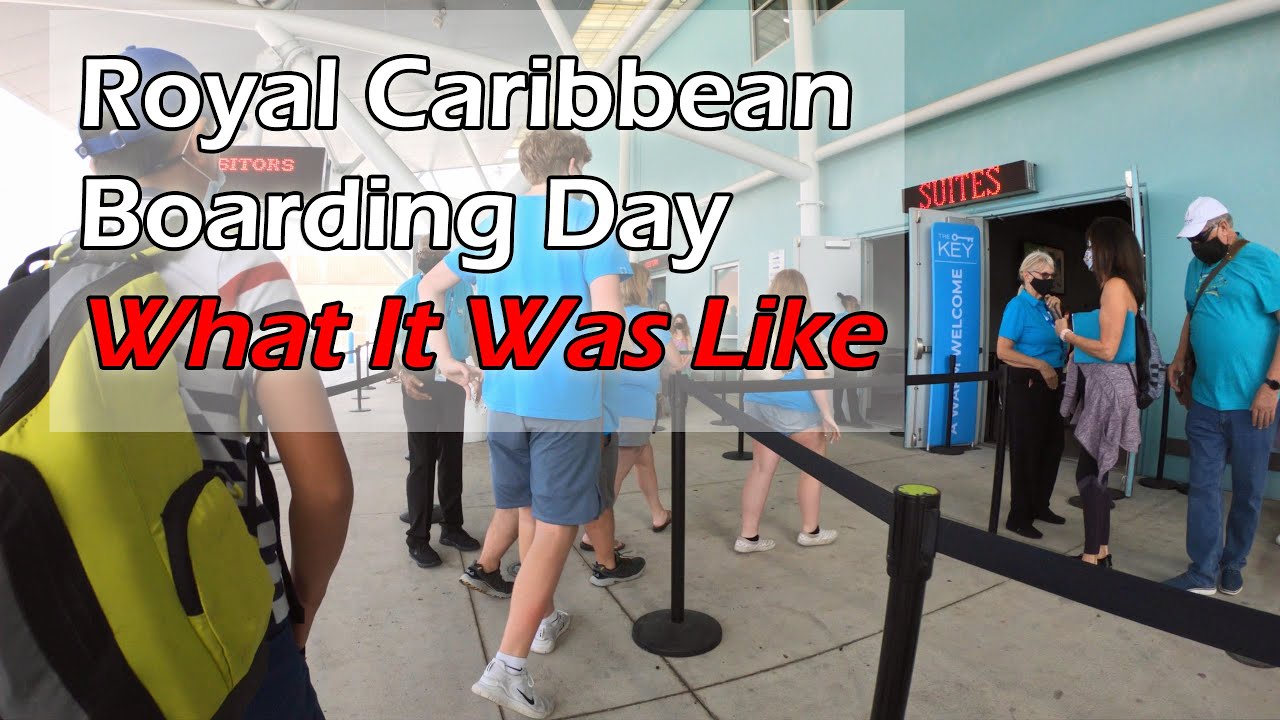 Royal Caribbean Embarkation Process & Tips for Boarding Day (4K)