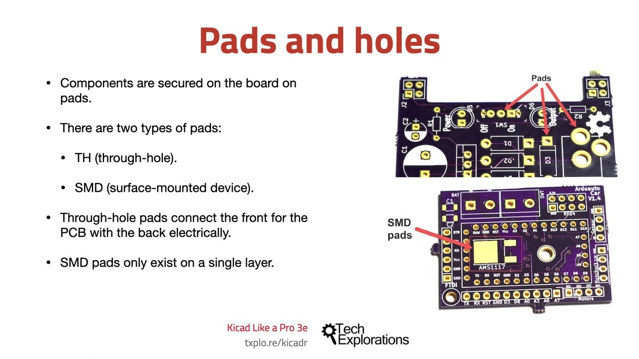 PCB Key Terms: Pads and holes