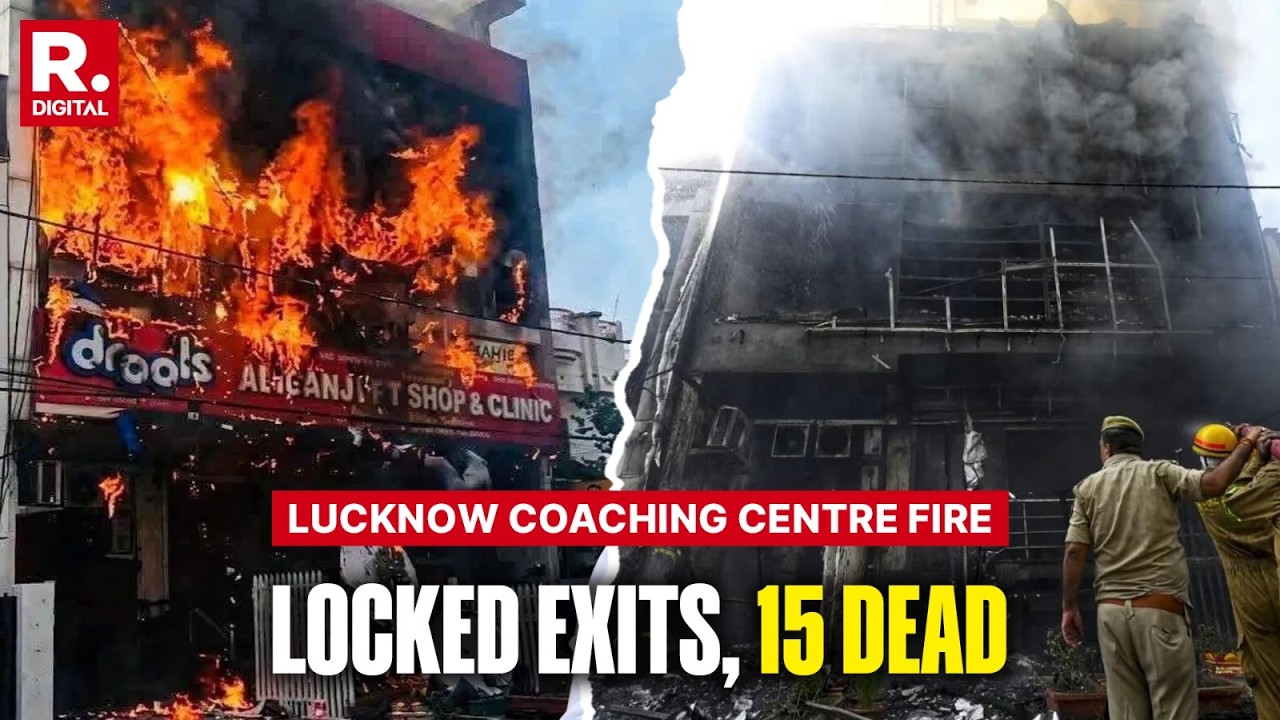 Lucknow Coaching Centre Fire: 15 Dead, Illegal Commercial Use & Safety Lapses Exposed