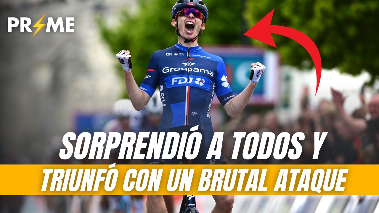 SORPRENDIÓ a todos y TRIUNFÓ en Francia || Últimos km Faun Drome Classic 2026