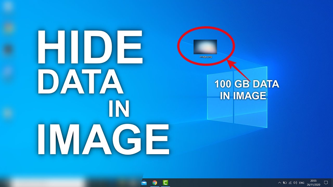 How To Hide Data In An Image - Cool Windows Trick