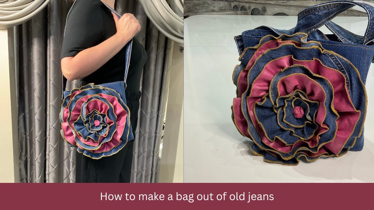 How to Make a Bag out of Old Jeans