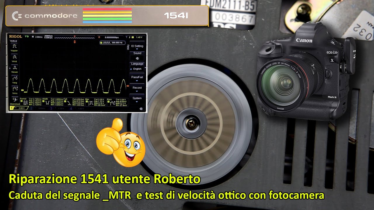 Riparazione 1541 utente Roberto, problemi di _MTR e check speed con 