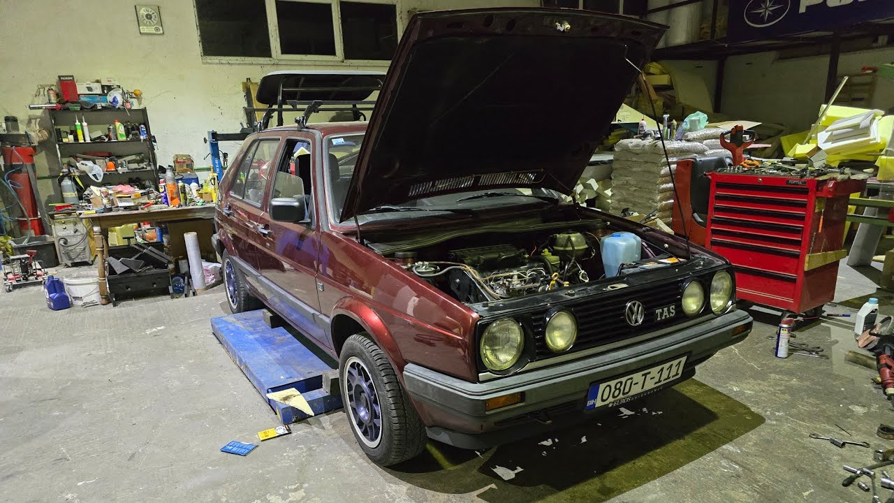 Golf 2 Ready to go/ Veliki servis i ugranja servo letve /Golf 2 TAS 1992 /Part 2