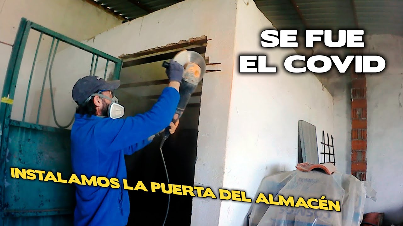 COMPRAMOS UNA FINCA ABANDONADA  #18 INSTALAMOS LA PUERTA DEL ALMACÉN