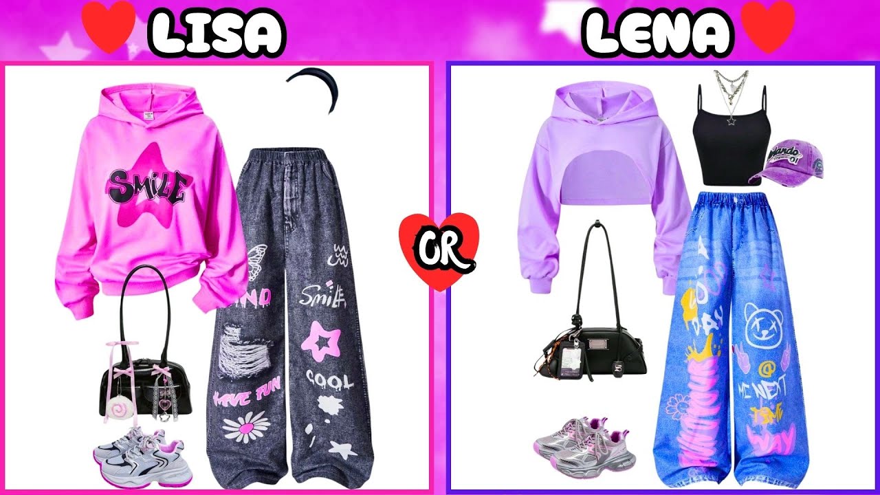 LISA or LENA: Choose Your Favorite Nailart, Bedroom, Pretty Outfits & more