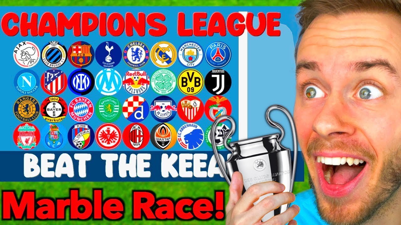 Marble Race sagt die CHAMPIONS LEAGUE voraus! 👀⚽️