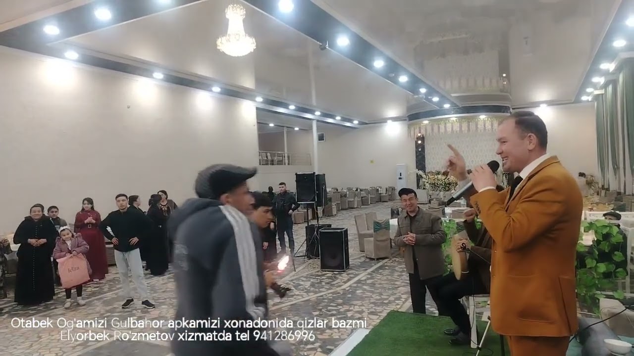 Otabek Og'amizi xonadonida qizlar bazmi ELYORBEK Ro'zmetov 2