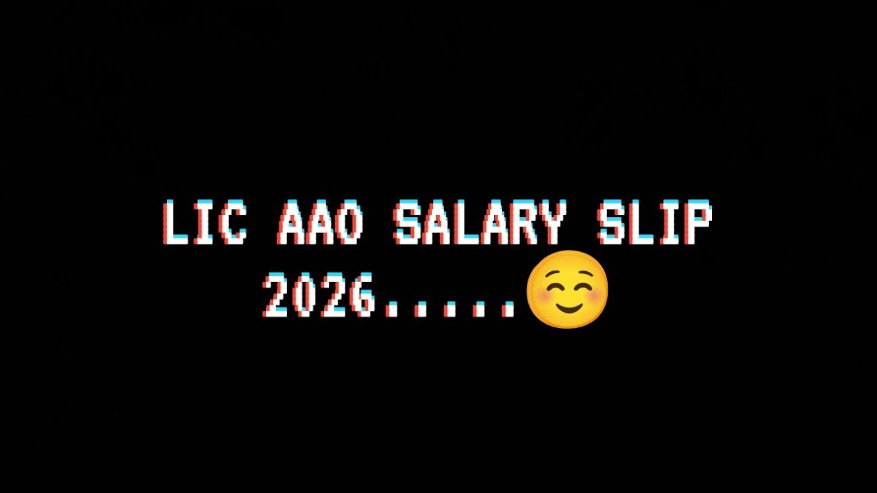 LIC AAO Salary slip 2026#bankingexams #insuranceexam #preparation 