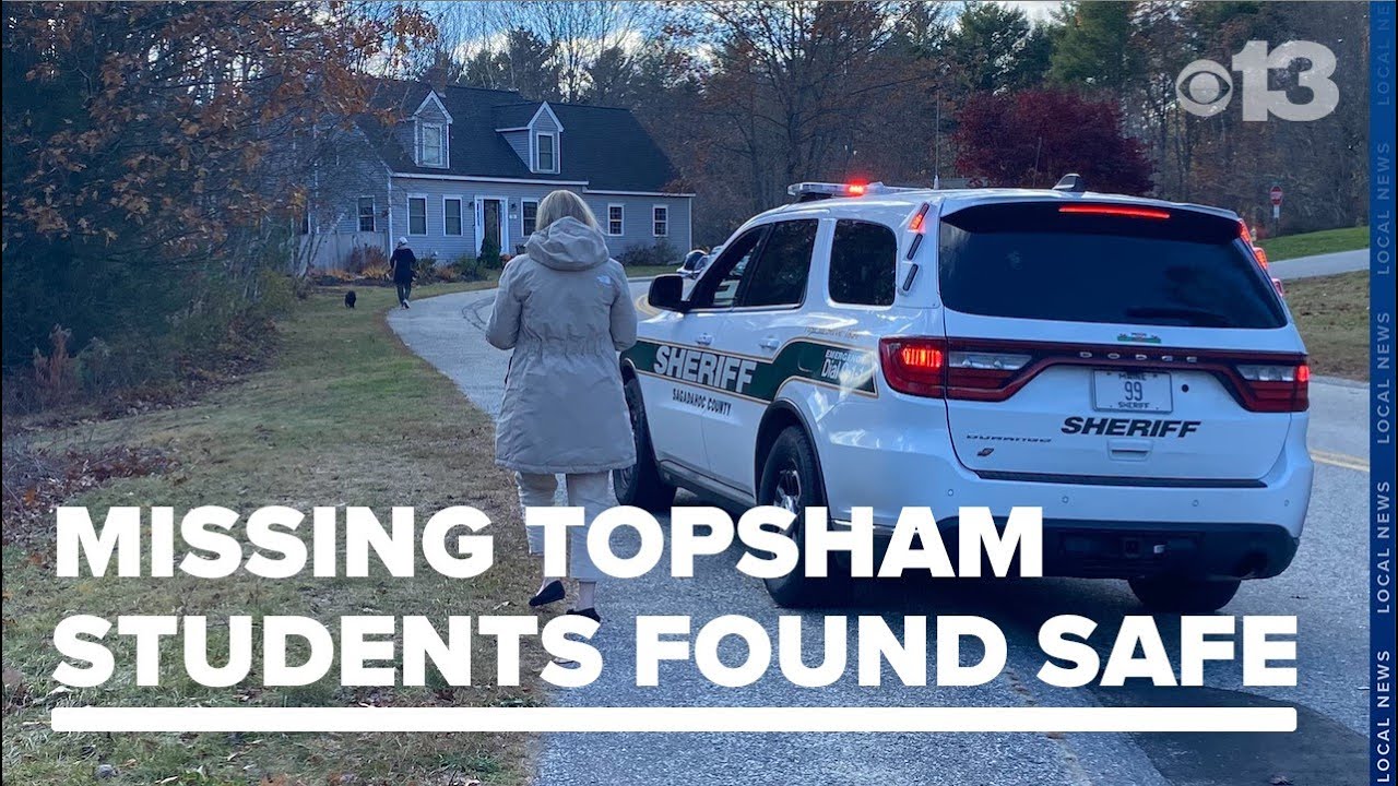 Topsham students found safe after wandering away from elementary school