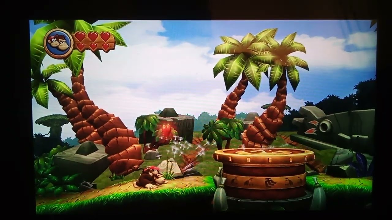 Let's Play Donkey Kong Country Returns HD (Nintendo Switch) Part 1: New Beginning/World 1.