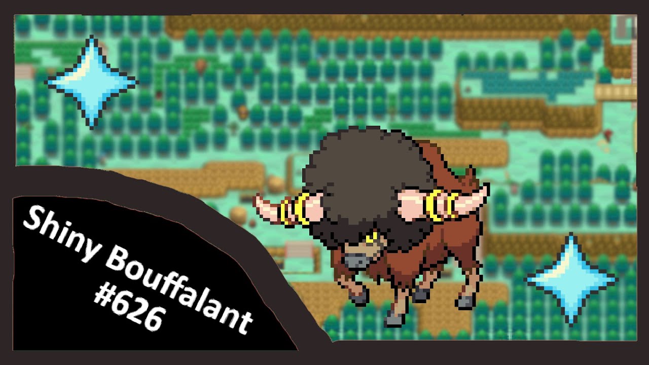 (Live) Shiny Bouffalant After 9,665 Random Encounters! Unova Shiny Living Dex #626