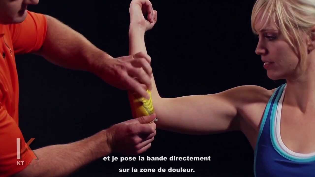 Epitrochl&eacute;ite ou &eacute;picondylite m&eacute;diale - KT TAPE France (Golfer's Elbow)