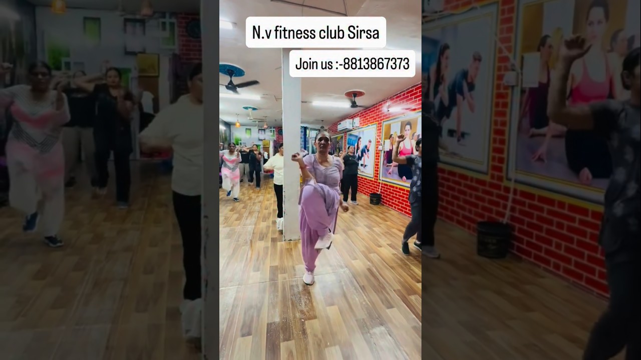 NV fitness club sirsa# YouTube shorts#YouTube status#trending#viral video# exercise# dance #zumba