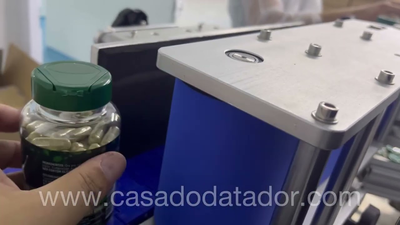 Inkjet Mx1 New Plus instalada em rotuladora automática!