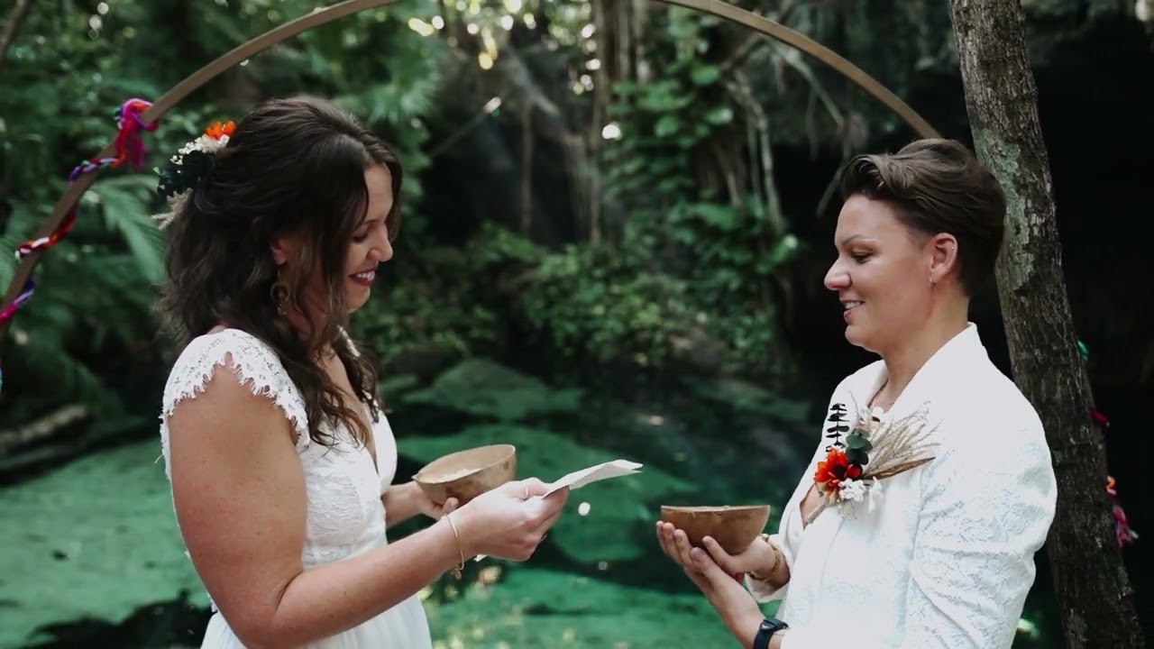 Karleigh + Ashley | Mayan Wedding Ceremony