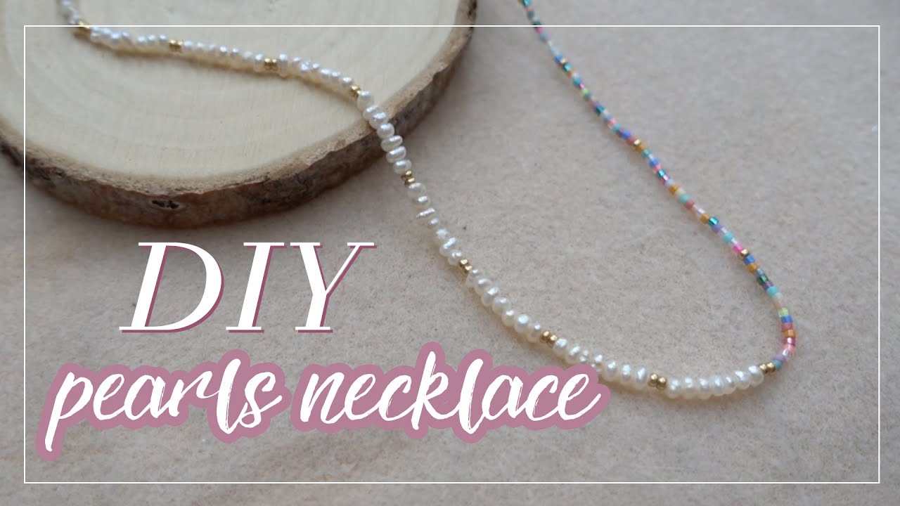DIY | Süsswasser Delica Perlenkette selber machen | arbeiten mit Bead Cord