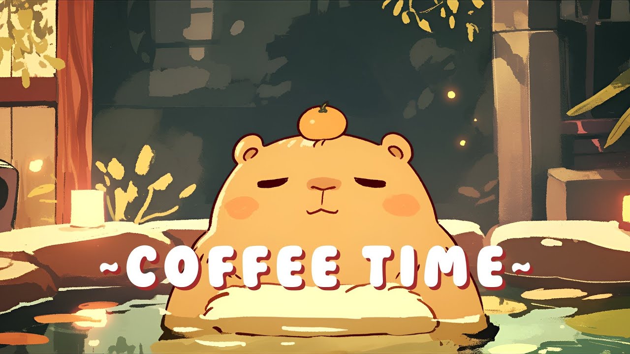 Capybara Chill Radio | Relaxing Music for Work/Study 🦫 🎮 ☕