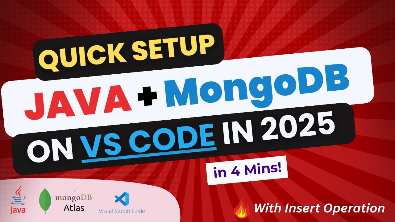 How to Connect MongoDB Atlas with Java in VS Code | Step-by-Step Tutorial 2025
