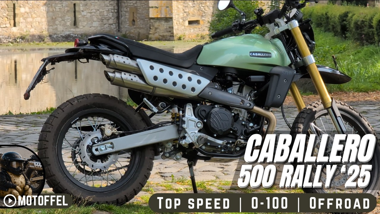 #3 Fantic Caballero 500 Rally — 2025 модельный год — двигатель Minarelli — Максимальная скорость ...