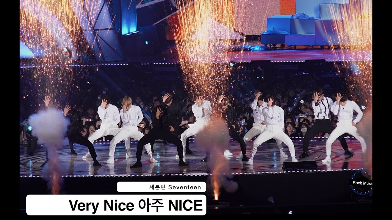 세븐틴 Seventeen[4K 직캠]Very Nice 아주 NICE@1119 Rock Music