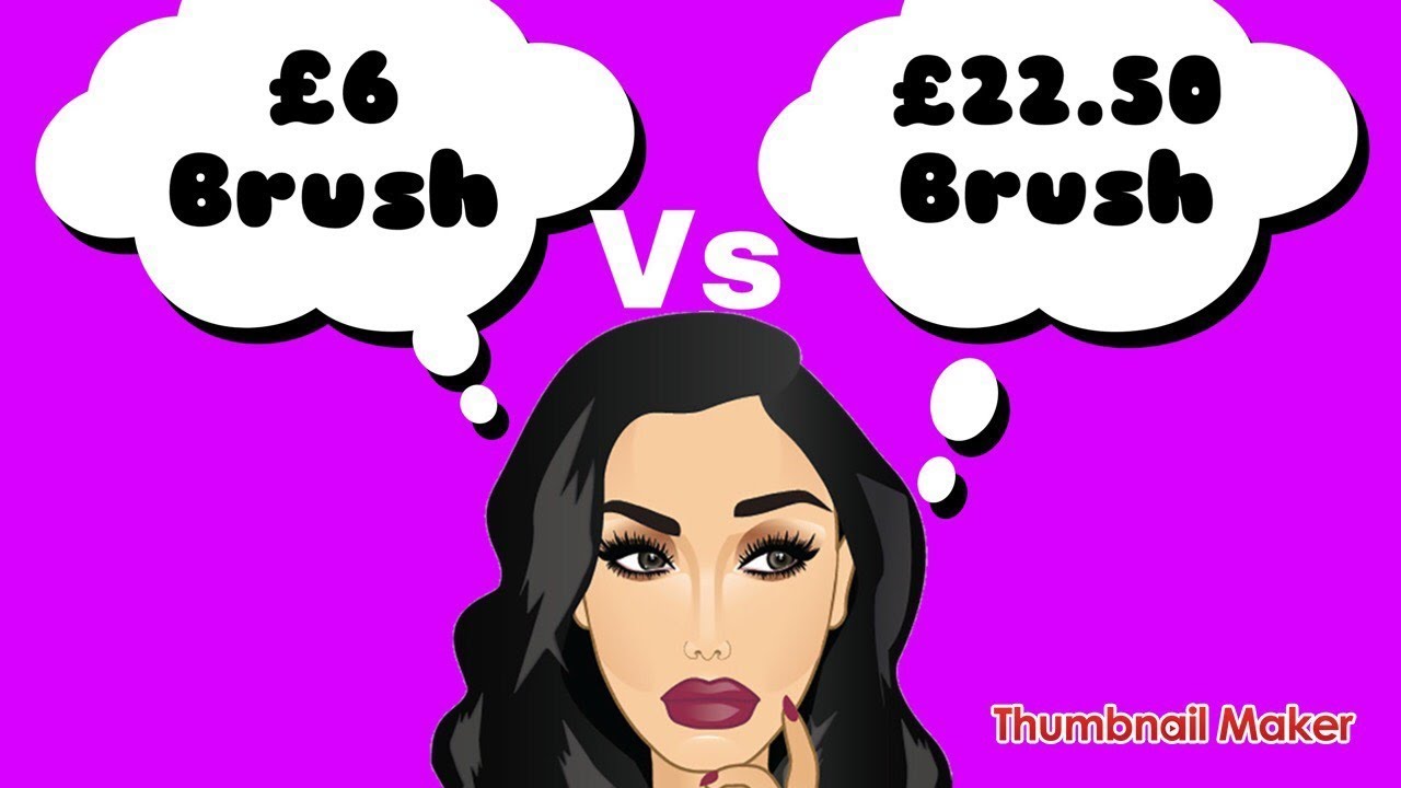 Comparing an Ebay Acrylic Nail brush to a more expensive brand