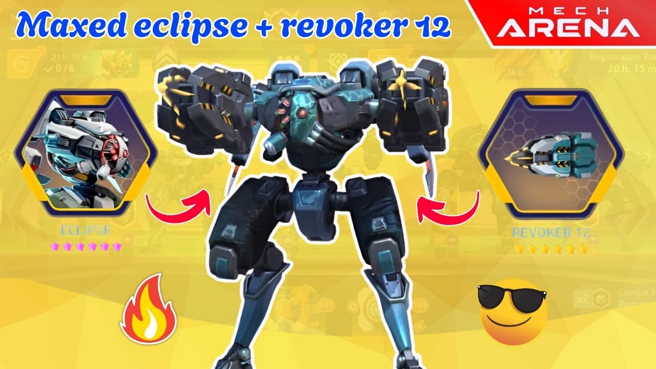 &ldquo;Maxed ECLIPSE + REVOKER 12 Combo 🔥 | FFA Tournament Battles | Mech Arena&rdquo;