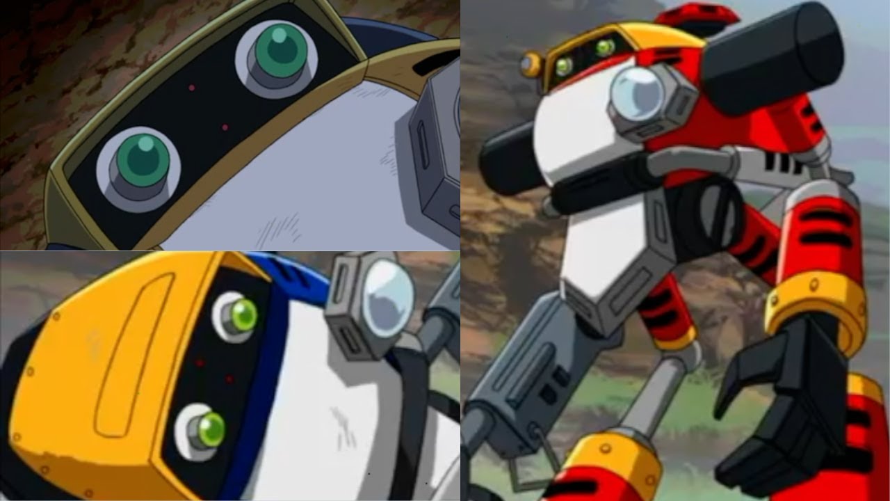 Sonic X Comparison: Gamma Erase Eggman's Data From Delta & Epilson's Memory (Japanese VS English)