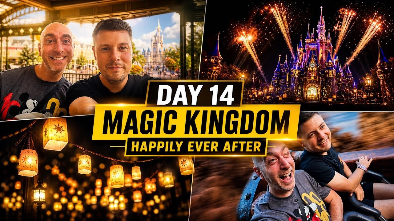 Orlando Florida Day 14 October 24 Vlog | We Rope Drop Magic Kingdom | Happily Ever After