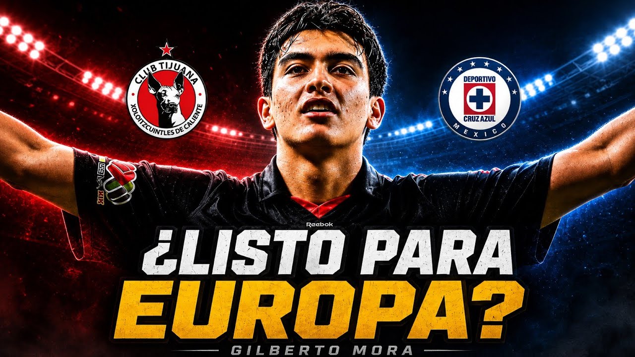 GILBERTO MORA BRILLA vs CRUZ AZUL 🔥 Gol, Asistencia y los GRANDES de Europa lo Siguen