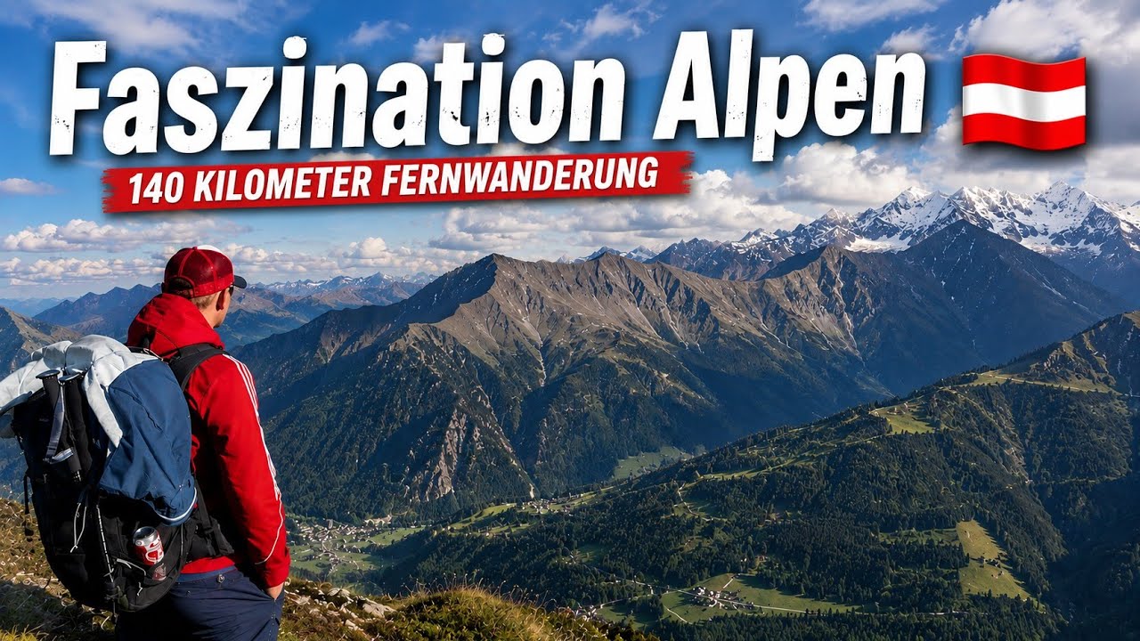 Abenteuer Alpen: zu Fuss von Reit im Winkl🇩🇪nach Zell am See🇦🇹/140 Kilometer/8 Tage/Mein Film🎥