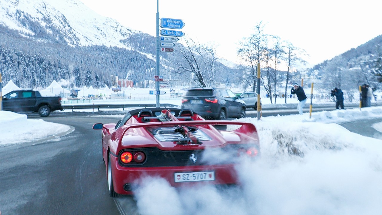 The ICE St. Moritz 2026 LEAVINGS - 3x Vitesse, R390 GT1, 911 GT1, Miura SV, Vivant, Zonda C12