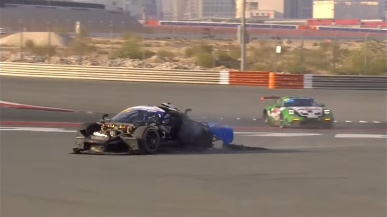 Rossa Huge Crash | 24H Dubai 2026 | Race