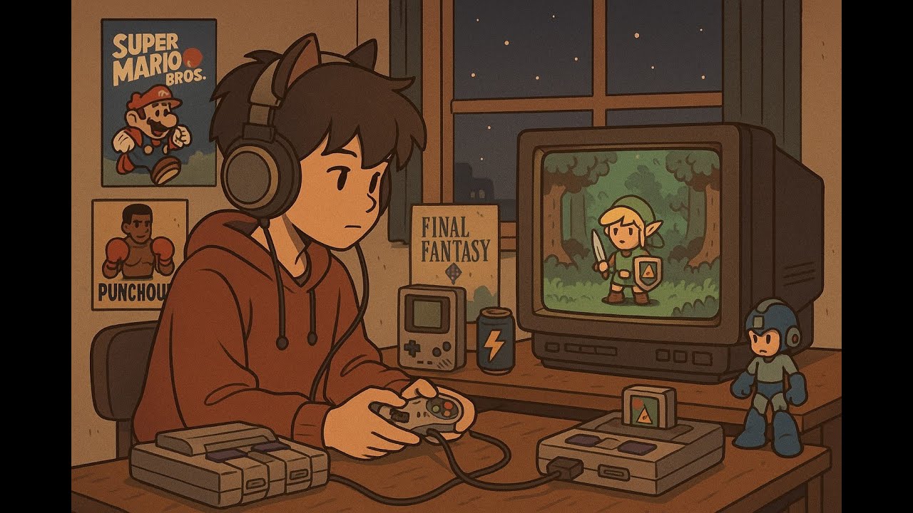 Videogames NES & SNES LoFi Chill Classics to Study, Relax, and Enjoy