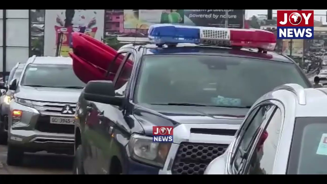 Marine Police deployed to Alajo as flooding response continues. #JoyNews
