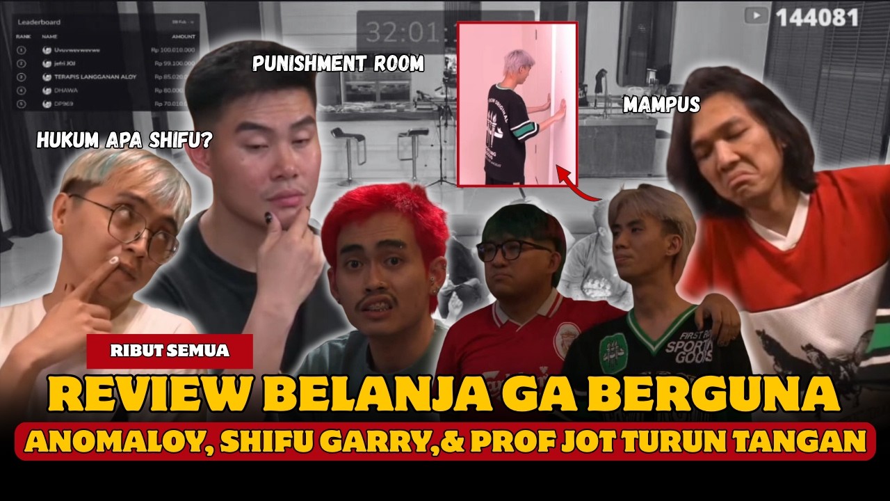 REVIEW BELANJA GA BERGUNA , ANOMALOT, SHIFU GARRY & PROF JOT TURUN TANGAN #marapthon3