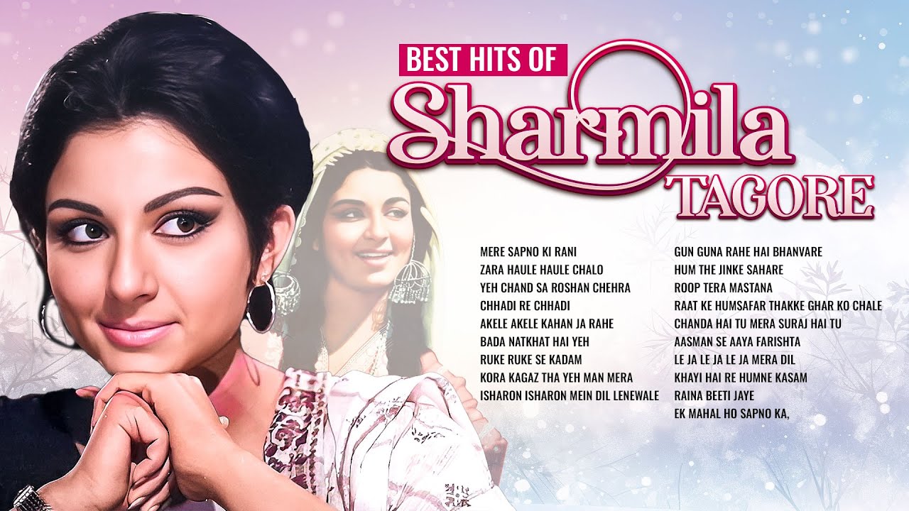 Top 20 Songs of Sharmila Tagore | शर्मिला टैगोर हिट हिन्दी गाने [4K] | Bollywood Old Hindi Songs