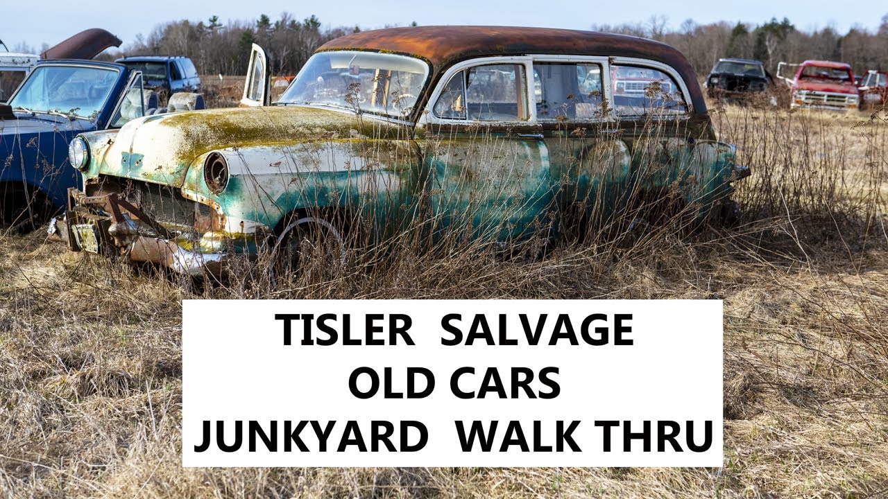 Old Car, Junkyard Walk Through, Tisler Salvage