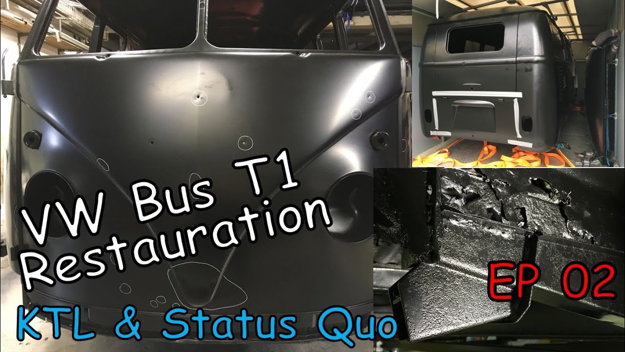 VW Bus T1 Restauration EP02 KTL und Status Quo / VW Bus T1 Restoration EP02 KTL and status quo