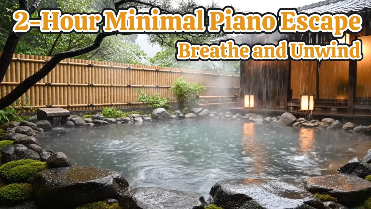 Relaxing Piano (35) 2-Hour Minimal Piano Escape: Breathe and Unwind
