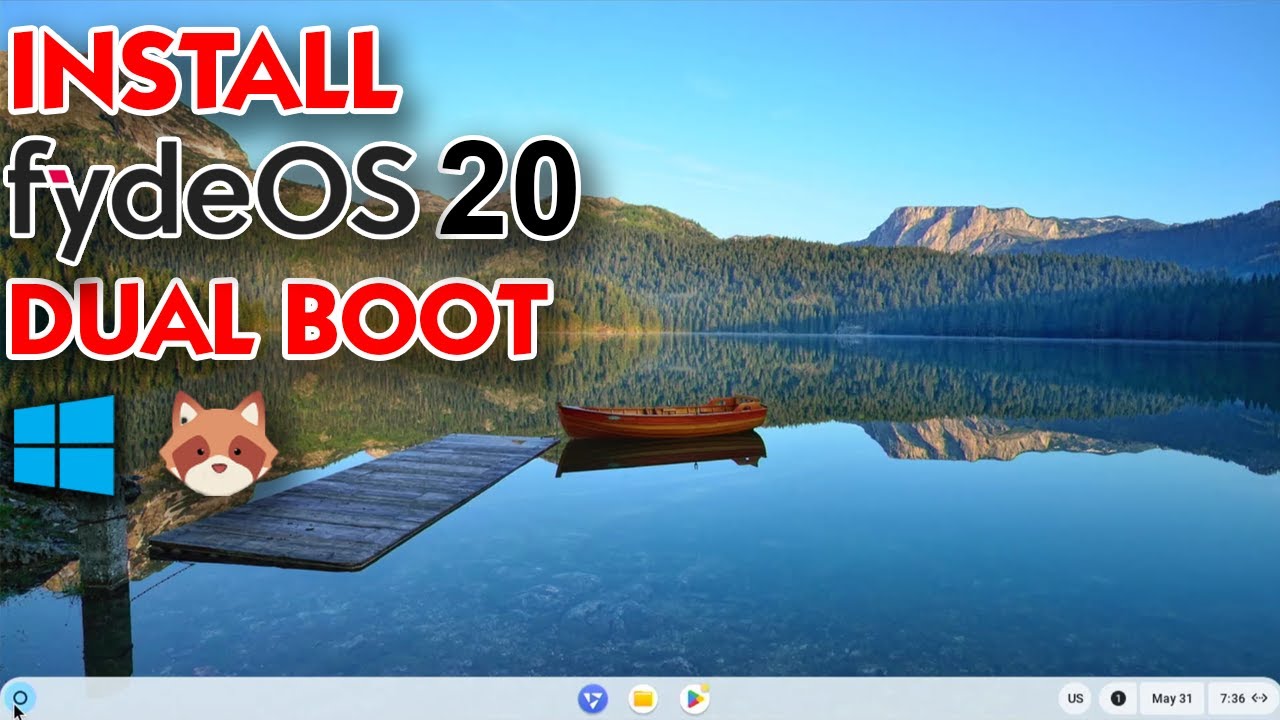Двойная загрузка FydeOS 20 и Windows безопасно — избегайте проблем с загрузкой